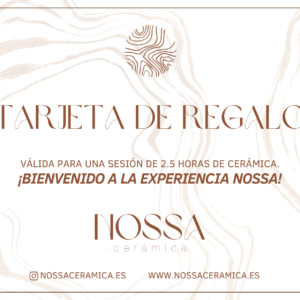 tarjeta de regalo ceramica madrid