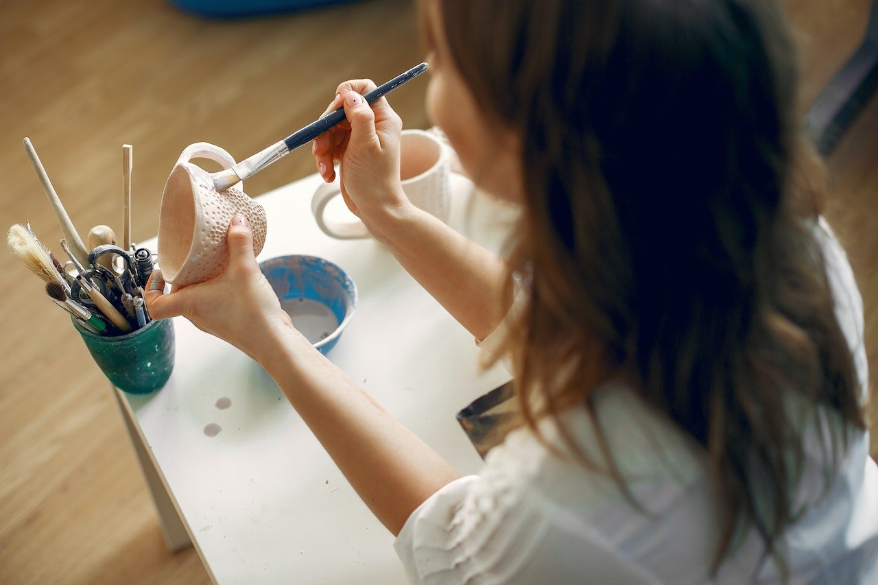 Pintura de tazas